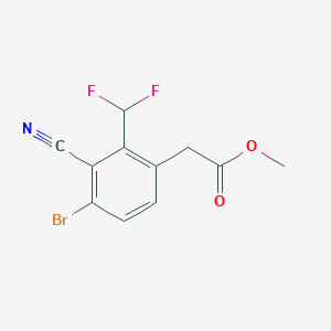 Methyl 4-bromo-3-cyano-2-(difluoromethyl)phenylacetate