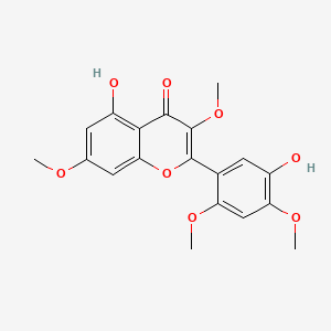 molecular formula C19H18O8 B14170667 Chrysosplenol G CAS No. 130252-52-7
