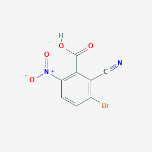 3-Bromo-2-cyano-6-nitrobenzoic acid