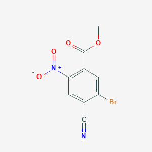 Methyl 5-bromo-4-cyano-2-nitrobenzoate
