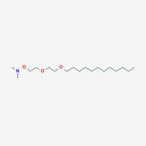 molecular formula C18H39NO3 B14170812 N-{2-[2-(Dodecyloxy)ethoxy]ethoxy}-N-methylmethanamine CAS No. 926294-44-2