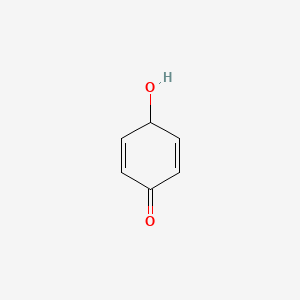 molecular formula C6H6O2 B14170900 4-Hydroxycyclohexa-2,5-dien-1-one CAS No. 4323-21-1