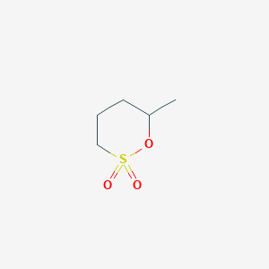 molecular formula C5H10O3S B14170967 6-Methyloxathiane 2,2-dioxide CAS No. 4362-71-4