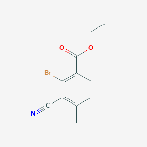 Ethyl 2-bromo-3-cyano-4-methylbenzoate