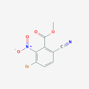 Methyl 3-bromo-6-cyano-2-nitrobenzoate