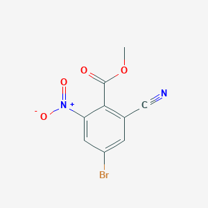Methyl 4-bromo-2-cyano-6-nitrobenzoate