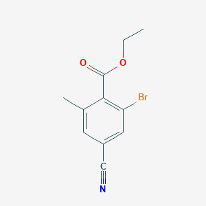 Ethyl 2-bromo-4-cyano-6-methylbenzoate