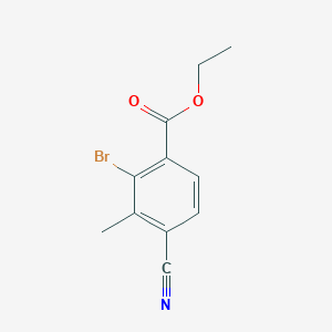 Ethyl 2-bromo-4-cyano-3-methylbenzoate