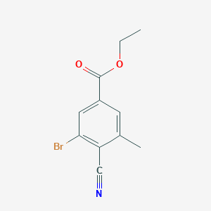 Ethyl 3-bromo-4-cyano-5-methylbenzoate