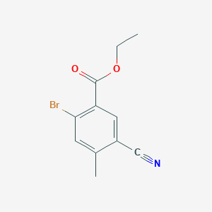 Ethyl 2-bromo-5-cyano-4-methylbenzoate