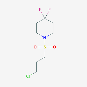 1-(3-Chloropropane-1-sulfonyl)-4,4-difluoropiperidine