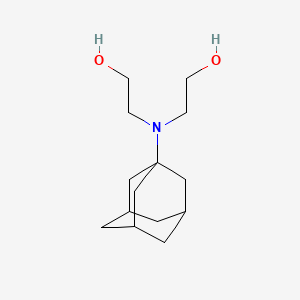 molecular formula C14H25NO2 B14171529 Ethanol, 2,2'-(1-adamantylimino)di- CAS No. 3716-67-4