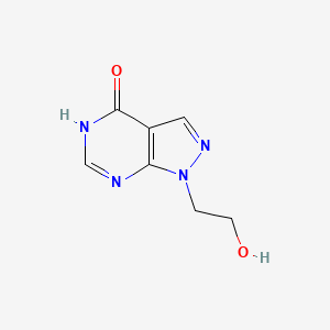 1-(2-Hydroxyethyl)-1,2-dihydro-4h-pyrazolo[3,4-d]pyrimidin-4-one