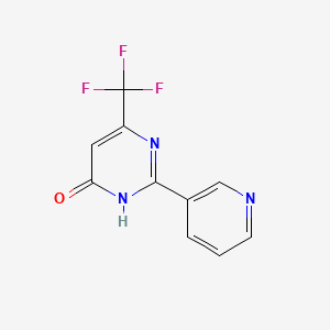 2-(Pyridin-3-yl)-6-(trifluoromethyl)pyrimidin-4-ol