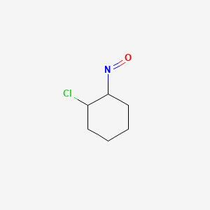 molecular formula C6H10ClNO B14171563 1-Chloro-2-nitrosocyclohexane CAS No. 6866-02-0
