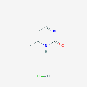 molecular formula C6H9ClN2O B141718 4,6-Dimethylpyrimidin-2-ol hydrochloride CAS No. 34289-60-6
