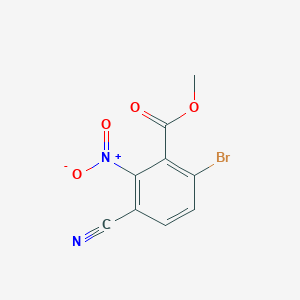 Methyl 6-bromo-3-cyano-2-nitrobenzoate
