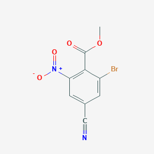 Methyl 2-bromo-4-cyano-6-nitrobenzoate
