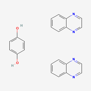 molecular formula C22H18N4O2 B14171932 Quinoxaline-hydroquinone (2/1) CAS No. 926689-34-1