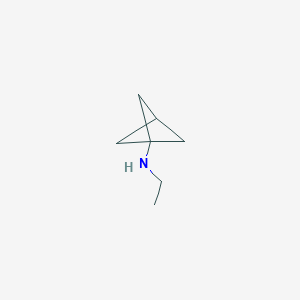 molecular formula C7H13N B1417196 N-Ethylbicyclo[1.1.1]pentan-1-amine CAS No. 2187435-34-1