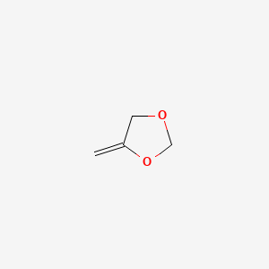molecular formula C4H6O2 B14172032 4-Methylene-1,3-dioxolane CAS No. 4362-24-7