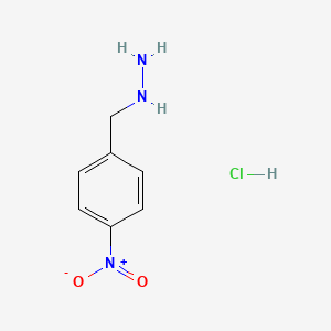 molecular formula C7H10ClN3O2 B1417205 (4-Nitrobenzyl)hydrazine hydrochloride CAS No. 1727-12-4