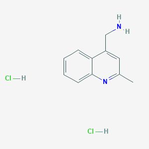 molecular formula C11H14Cl2N2 B1417208 (2-Methylquinolin-4-yl)methanamine dihydrochloride CAS No. 1171865-21-6