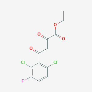 Ethyl 4-(2,6-dichloro-3-fluorophenyl)-2,4-dioxobutanoate