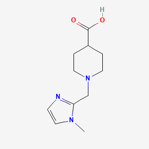 1-[(1-methyl-1H-imidazol-2-yl)methyl]piperidine-4-carboxylic acid