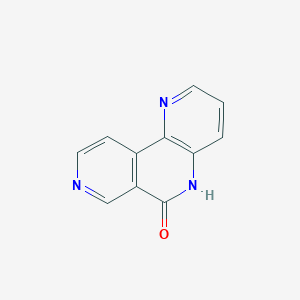 molecular formula C11H7N3O B14172337 Pyrido[3,4-c][1,5]naphthyridin-6(5H)-one CAS No. 923012-49-1