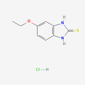 6-ethoxy-1H-1,3-benzodiazole-2-thiol hydrochloride