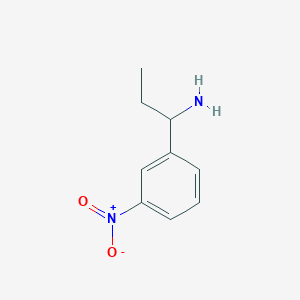 1-(3-Nitrophenyl)propan-1-amine