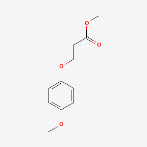 molecular formula C11H14O4 B1417241 Methyl 3-(4-methoxyphenoxy)propanoate CAS No. 18333-12-5