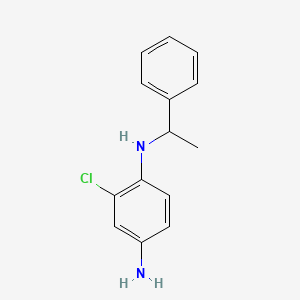 2-chloro-1-N-(1-phenylethyl)benzene-1,4-diamine