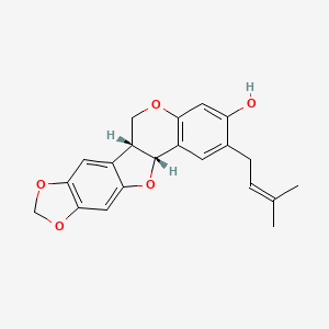 molecular formula C21H20O5 B14172497 (l)-Edunol CAS No. 33909-74-9
