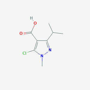 5-chloro-1-methyl-3-(propan-2-yl)-1H-pyrazole-4-carboxylic acid