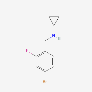 N-(4-bromo-2-fluorobenzyl)cyclopropanamine