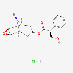 molecular formula C16H20ClNO4 B14172524 Norscopolamine hydrochloride CAS No. 24676-80-0