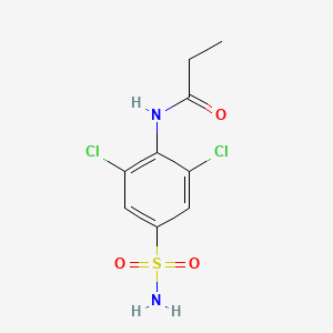 N-(2,6-dichloro-4-sulfamoylphenyl)propanamide