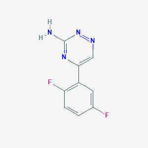 5-(2,5-Difluorophenyl)-1,2,4-triazin-3-amine