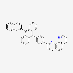 molecular formula C42H26N2 B14172708 2-{4-[10-(Naphthalen-2-YL)anthracen-9-YL]phenyl}-1,10-phenanthroline CAS No. 924896-73-1