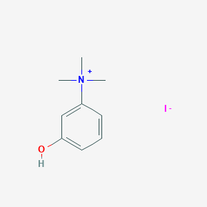 molecular formula C₉H₁₄INO B141728 3-Hydroxy-N,N,N-trimethylbenzenaminium iodide CAS No. 2498-27-3