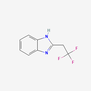 molecular formula C9H7F3N2 B1417283 2-(2,2,2-Trifluoroethyl)-1H-benzimidazole CAS No. 105942-28-7