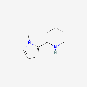 molecular formula C10H16N2 B1417284 2-(1-methyl-1H-pyrrol-2-yl)piperidine CAS No. 1039329-72-0