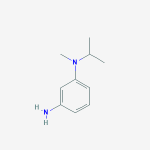 molecular formula C10H16N2 B1417297 1-N-methyl-1-N-(propan-2-yl)benzene-1,3-diamine CAS No. 1094323-93-9