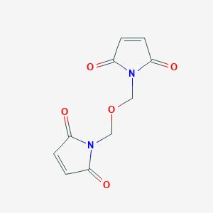 molecular formula C₁₀H₈N₂O₅ B014173 1-[Pyrrol-1-YL-2,5-dione-methoxymethyl]-pyrrole-2,5-dione CAS No. 15209-14-0