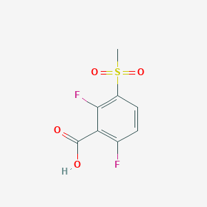 2,6-Difluoro-3-(methylsulfonyl)benzoic acid