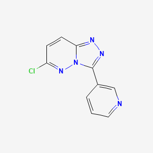 molecular formula C10H6ClN5 B1417303 6-Chloro-3-pyridin-3-yl[1,2,4]triazolo[4,3-b]pyridazine CAS No. 1094260-38-4