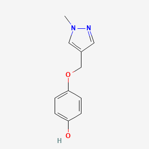 4-[(1-methyl-1H-pyrazol-4-yl)methoxy]phenol