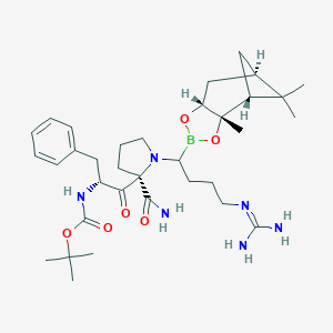 molecular formula C34H53BN6O6 B141731 Boc-phe-pro-boroarg-OH CAS No. 130982-44-4